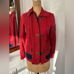 LRL Ralph Lauren Nautical Red/Navy Denim Jacket
